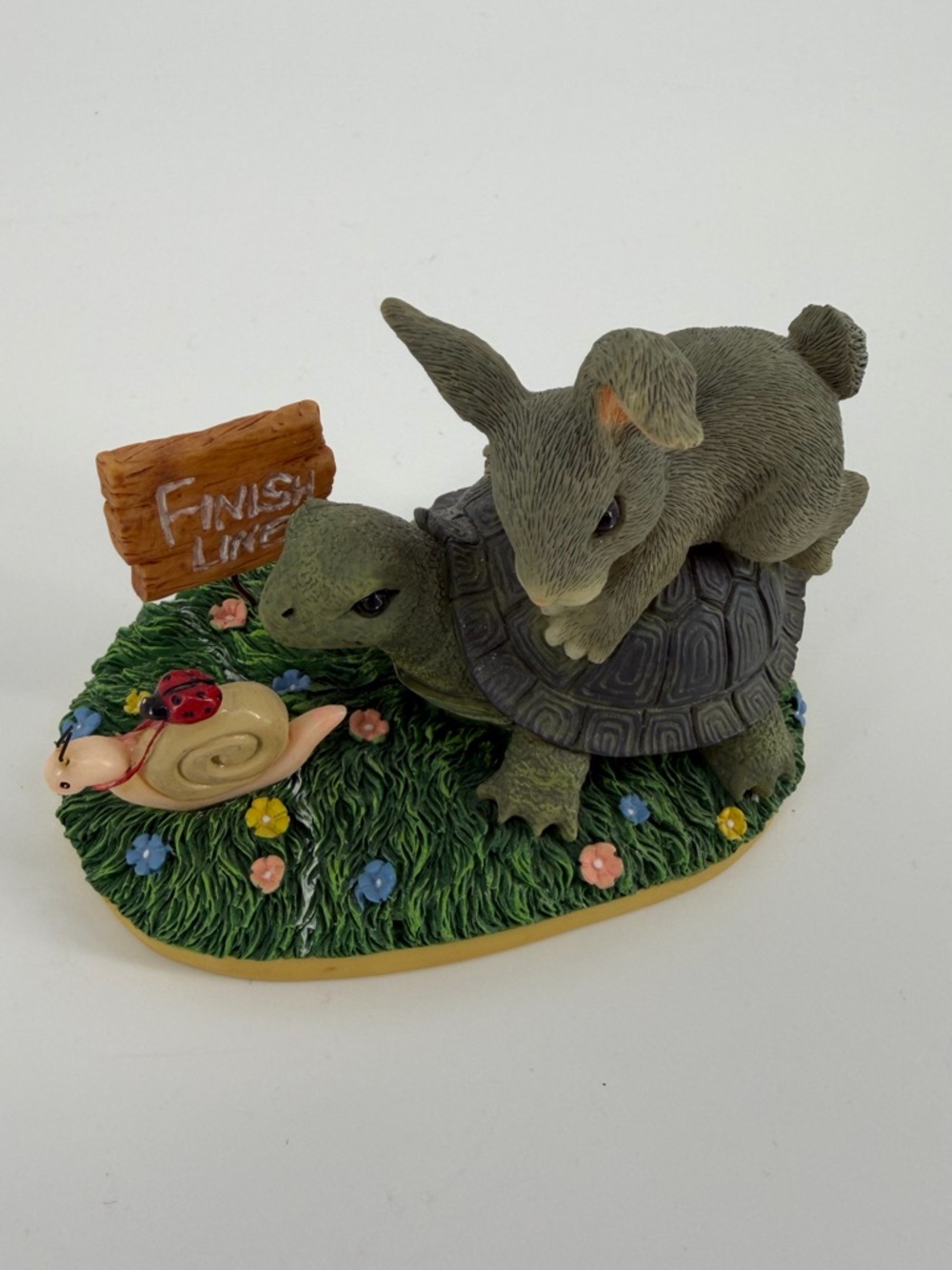 Fitz and Floyd Charming Tails "Steady Wins The Race" Figurine 89/716